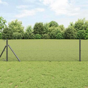 Gelaste Draadhek Grijs 0,8 x 25 m - Staal 1