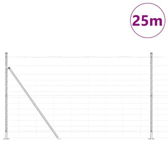 Veldschutting 1,4x25 m gegalvaniseerd staal 2