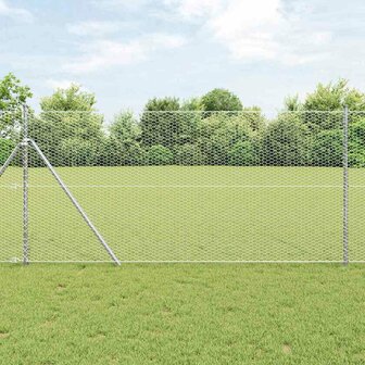 Hexagon Schutting 1.4x25 m Gegalvaniseerd Staal 1