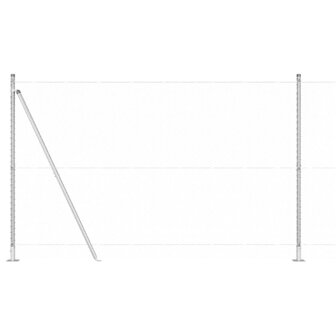 Hexagon Schutting 1,4x50 m Verzinkt Staal 5