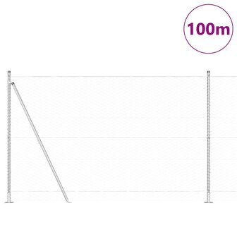 Hexagon Schutting 1.4x100 m Gegalvaniseerd Staal 2