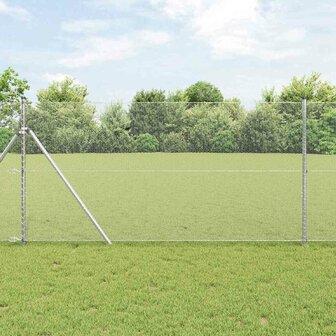 Hexagon Schutting 1.4x25 m van Gegalvaniseerd Staal 1