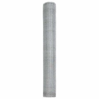 Hexagon Schutting 1.4x25 m van Gegalvaniseerd Staal 4