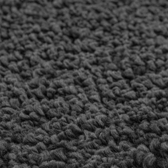 Badmat rechthoekig anti-slip 60x90 cm polypropeen donkergrijs 5