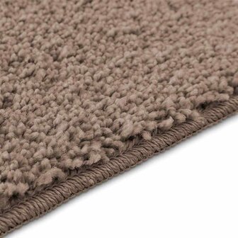 Badmat rechthoekig anti-slip 60x90 cm polypropeen bruin 6