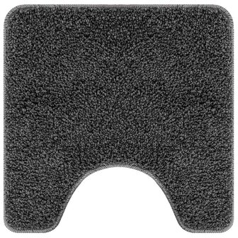 2-delige Badmattenset anti-slip polypropeen donkergrijs 4