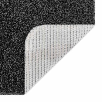 2-delige Badmattenset anti-slip polypropeen donkergrijs 6
