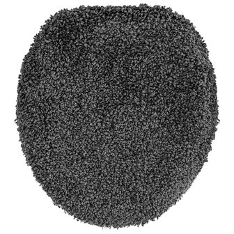 3-delige Badmattenset anti-slip polypropeen donkergrijs 4