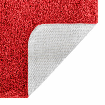 3-delige Badmattenset anti-slip polypropeen rood 7