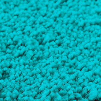 3-delige Badmattenset anti-slip polypropeen turquoise 8
