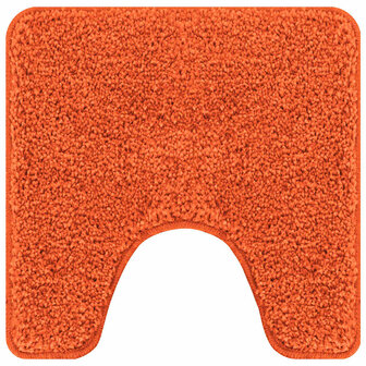 3-delige Badmattenset anti-slip polypropeen oranje 4