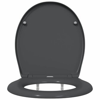 Toiletbril soft-close met quick-release Duroplast antraciet 5