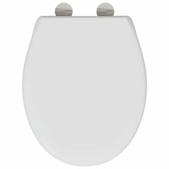 Toiletbril soft-close met quick-release Duroplast wit 7