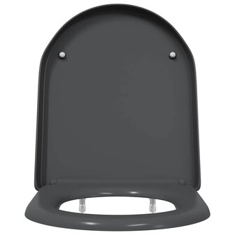 Toiletbril soft-close met quick-release Duroplast antraciet 4