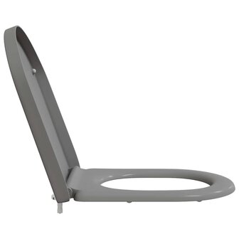 Toiletbril soft-close met quick-release Duroplast grijs 5