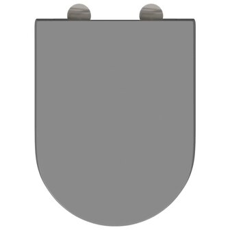 Toiletbril soft-close met quick-release Duroplast grijs 6