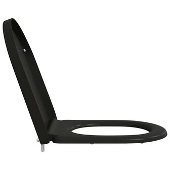 Toiletbril soft-close met quick-release Duroplast zwart 5