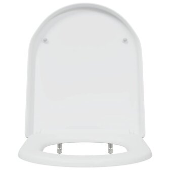Toiletbril soft-close met quick-release Duroplast wit 4