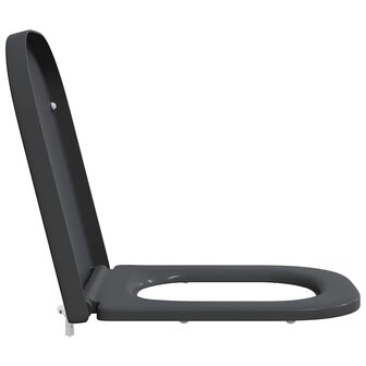 Toiletbril soft-close met quick-release Duroplast antraciet 5