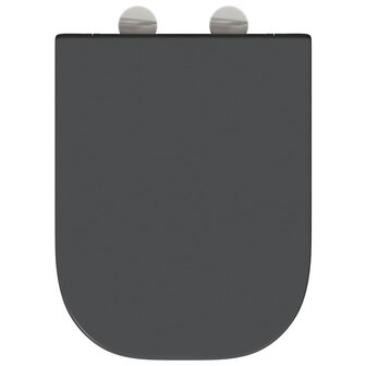 Toiletbril soft-close met quick-release Duroplast antraciet 6