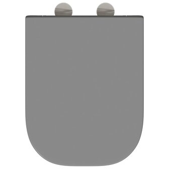 Toiletbril soft-close met quick-release Duroplast grijs 6