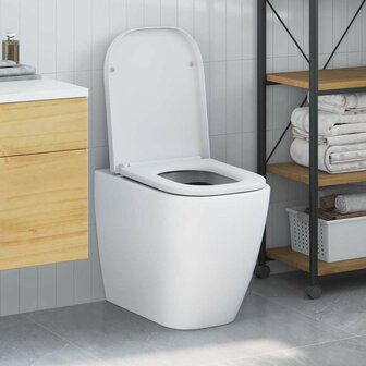 Toiletbril soft-close met quick-release Duroplast wit 1