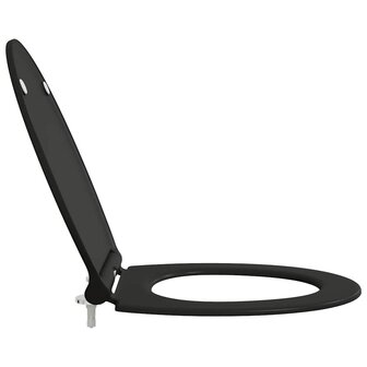 Toiletbril soft-close met quick-release Duroplast zwart 5