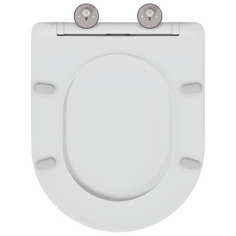 Toiletbril soft-close met quick-release Duroplast wit 4