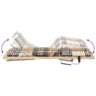 Elektrische Lattenbodem &ndash; 39 Latten, 7 Zones, 80 x 190 cm 5