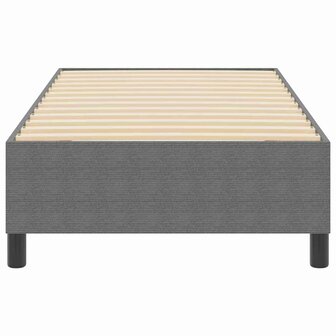 Boxspringbed ribfluweel lichtgrijs 80x200 cm 5