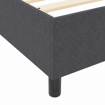 Boxspringbed Donkergrijs Eenpersoons Corduroy Stof 8