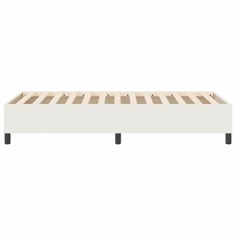 Boxspring Bed Cr&egrave;me 90x200 cm Corduroy Stof 6