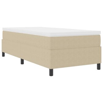 Boxspringbed Lichtgroen Grijs 90x200 cm Corduroy Stof 2