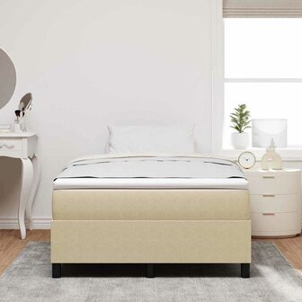Boxspring Lichtgroen Grijs Klein Tweepersoons Velours 4