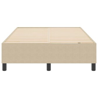 Boxspring Lichtgroen Grijs Klein Tweepersoons Velours 5
