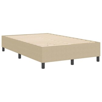 Boxspring Lichtgroen Grijs Klein Tweepersoons Velours 7