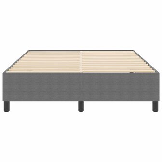 Boxspring Bed Lichtgrijs 140x200 cm Corduroy Stof 5