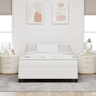 Boxspringbed Cr&egrave;me 140x200 cm Corduroy Stof 4