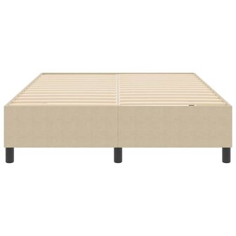Boxspringbed in lichtgroen en grijs 140x200 cm van corduroystof 5