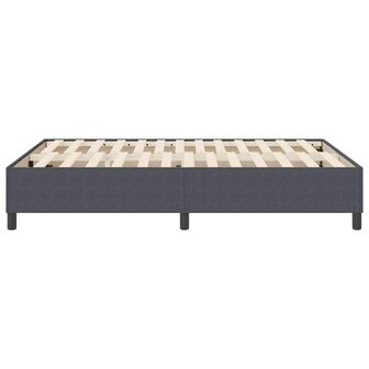 Boxspringbed Donkergrijs 160x200 cm Katoen 6
