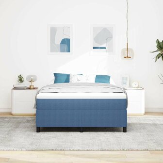 Boxspringbed Blauw 160x200 cm Korduroystof 4
