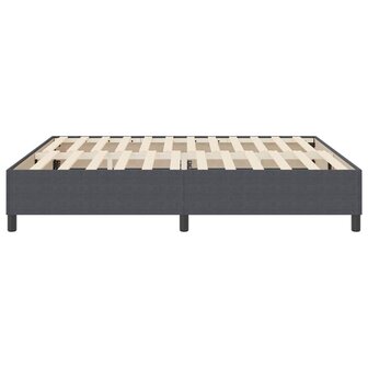 Boxspring Bed Donkergrijs Super King Corduroystof 6