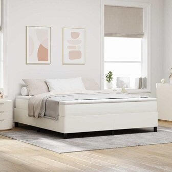 Boxspringbed Cr&egrave;me Super King Corduroy Stof 1