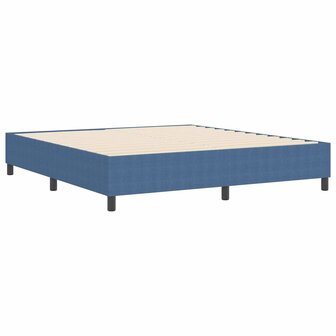 Boxspring Bed Blauw Super King Corduroy Stof 7