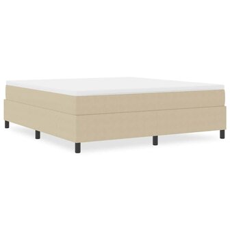 Boxspring Bed Lichtgroen Grijs Super King Corduroy Stof 3
