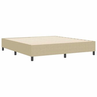 Boxspring Bed Lichtgroen Grijs Super King Corduroy Stof 7