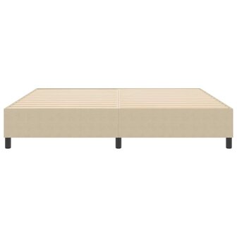 Boxspringbed Lichtgroen Grijs 200x200 cm Corduroy Stof 5