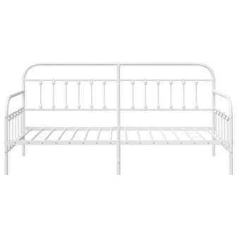 Slaapbank 100x190 cm staal wit 5