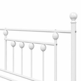 Slaapbank 90x190 cm staal wit 8