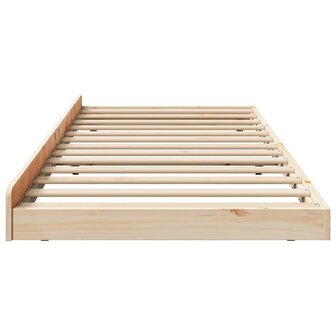 Bedbank met Wielen 90x190 cm van Massief Grenenhout 5